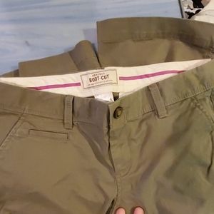 Old Navy Perfect Boot Cut Sz 6 Fav Khakis